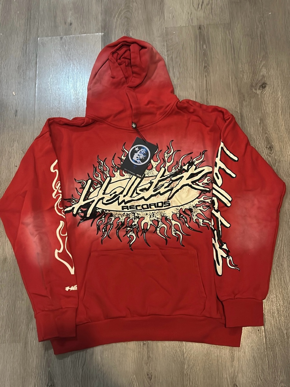 Hellcat Records Red Graphic Logo Hoodie